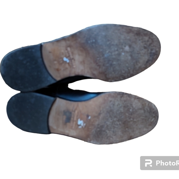 Michael Kors black brown riding boots sz 8.5 - Picture 7 of 14